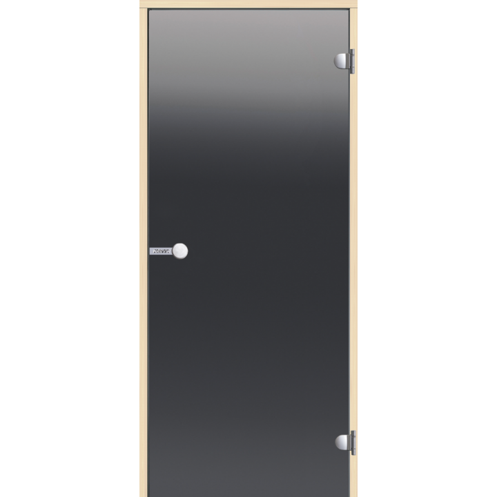 Glass sauna doors HARVIA 7x19, Pine, Grey