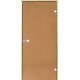 Glass sauna doors HARVIA 7x19, Pine, Bronze