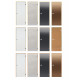 Glass sauna doors HARVIA 7x19, Alder, Satin