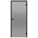 Glass sauna doors HARVIA, black aluminum frame 8x21 (black line) - 3 Glass sauna doors HARVIA, black aluminum frame 8x21 (black line) - 3