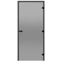 Glass sauna doors HARVIA 9x19 (black pine frame) - 3