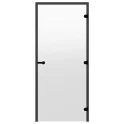 Glass sauna doors HARVIA 9x19 (black pine frame) - 1