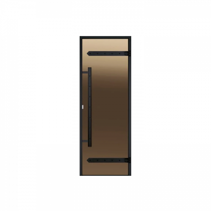 Glass sauna doors HARVIA Legend 7x19, bronze