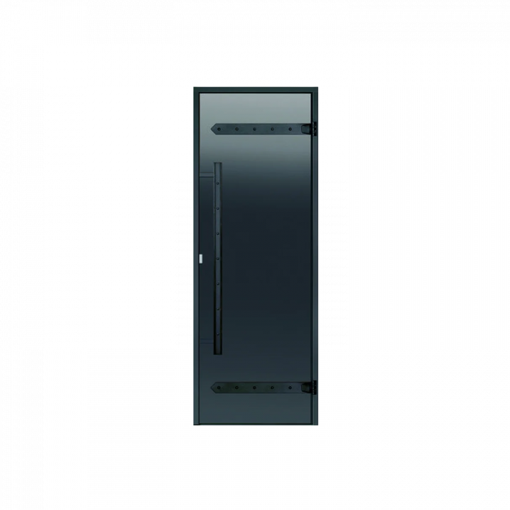 Glass sauna doors HARVIA Legend 8x21, grey