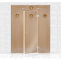 Sauna glass wall, AD TYPE 1 - 0