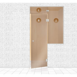 Sauna glass wall, AD TYPE 10