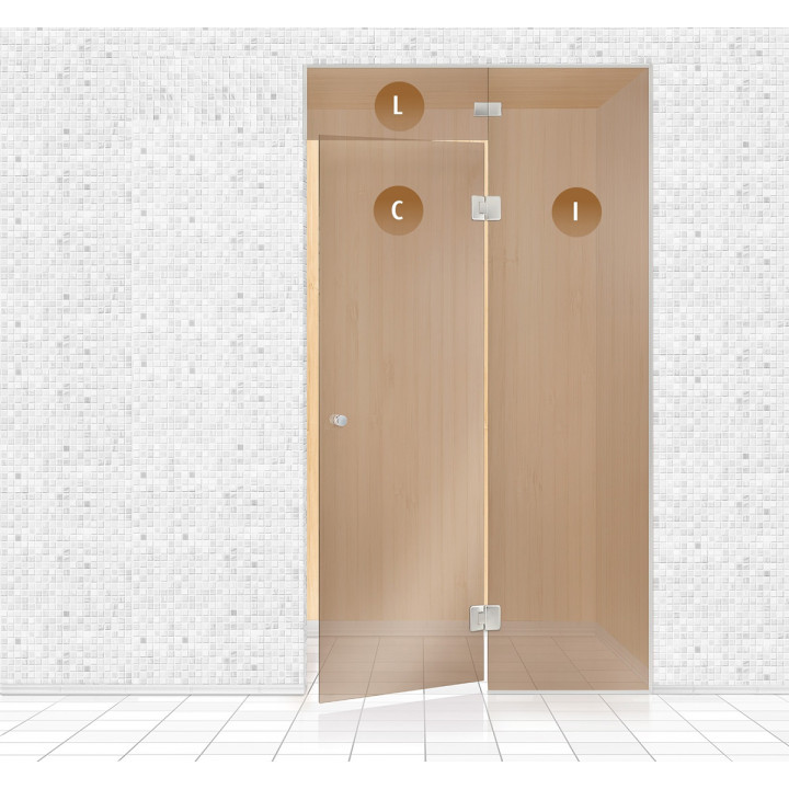 Sauna glass wall, AD TYPE 11
