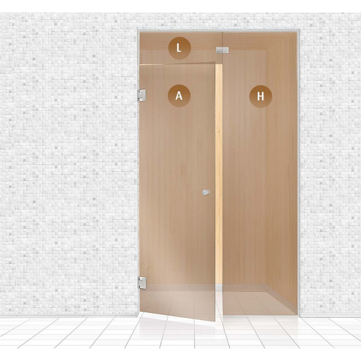 Sauna glass wall, AD TYPE 12