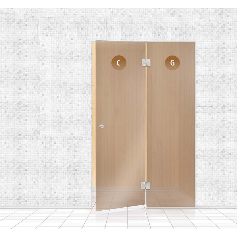 Sauna glass wall, AD TYPE 5 Sauna glass wall, AD TYPE 5
