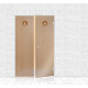 Sauna glass wall, AD TYPE 6