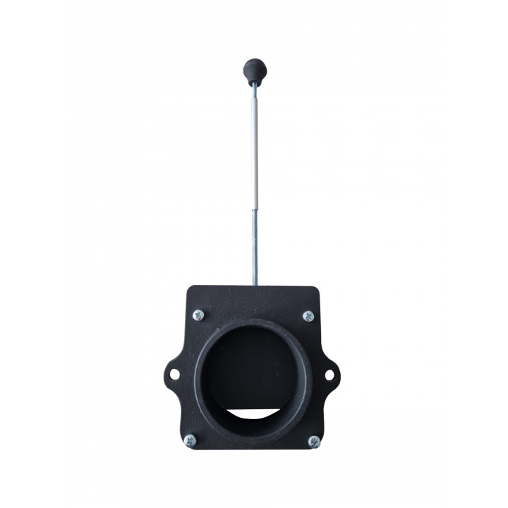 Adjustable cast iron damper for SUMMIT stoves