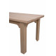 Wooden sauna bench