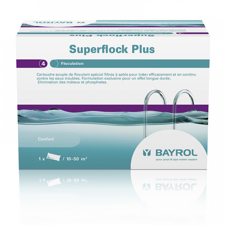 Water clarifier means Superflock, 1 kg