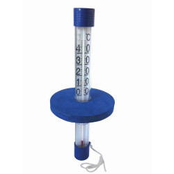 Floating thermometer blue, padded  Floating thermometer blue, padded