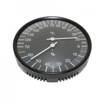 Thermometer-hygrometer, black