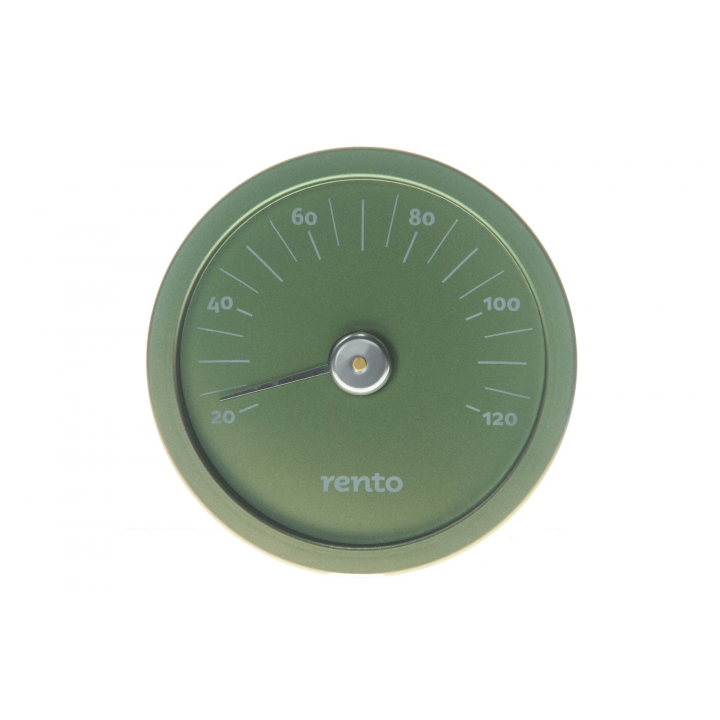 Sauna thermometer - RENTO, green