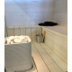 Sauna stove TULIKIVI HUURRE, white, without control panel
