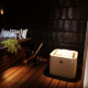 Electric sauna heater TULIKIVI KUURA 2, white, with control panel