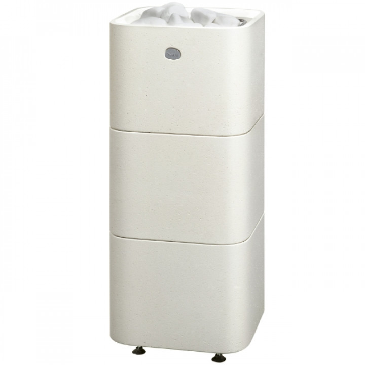 Electric sauna heater TULIKIVI KUURA 2, white, with control panel