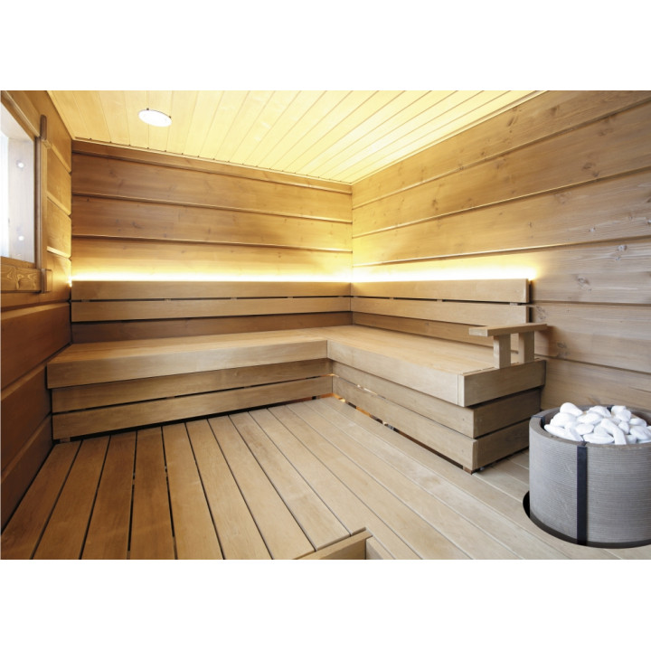 Electric sauna heater TULIKIVI NAAVA RIGATA Integrated with control panel