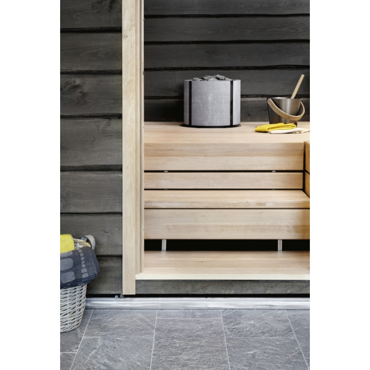 Electric sauna heater TULIKIVI NAAVA RIGATA Integrated with control panel