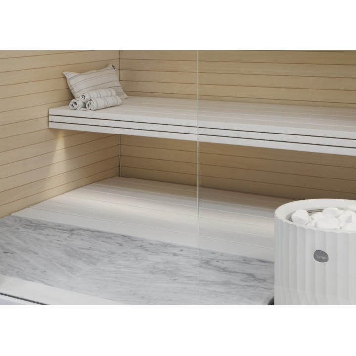 Sauna stove TULIKIVI RIITE, white, with control panel