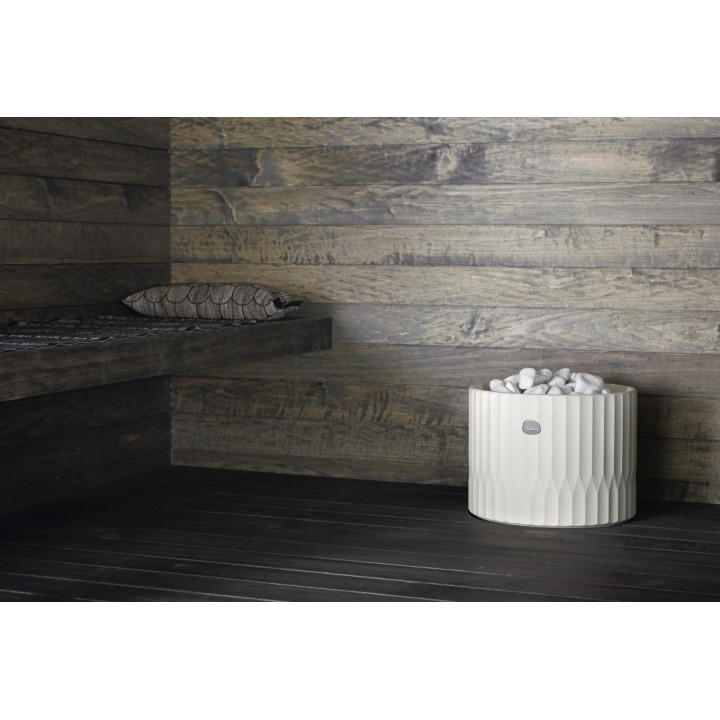 Sauna stove TULIKIVI RIITE, white, with control panel