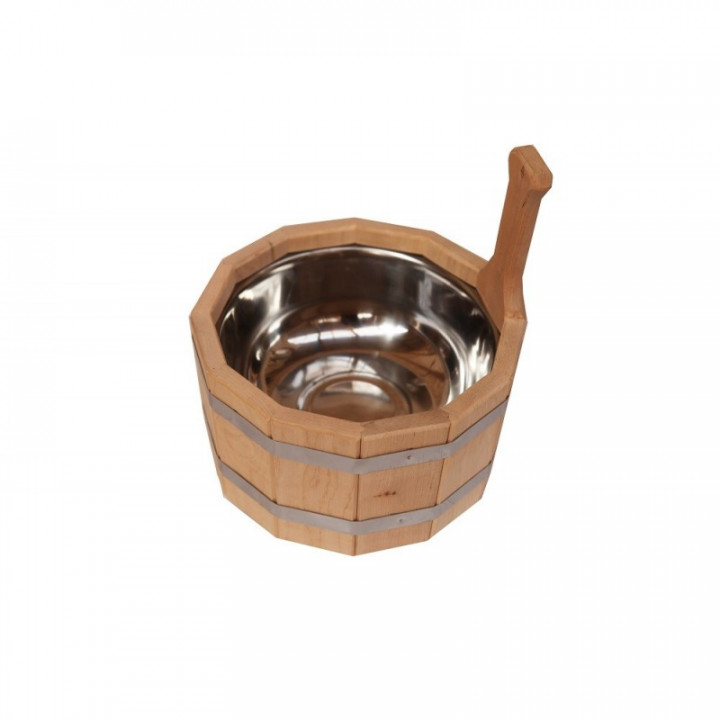 Bucket with stainless steel insert, 3 l