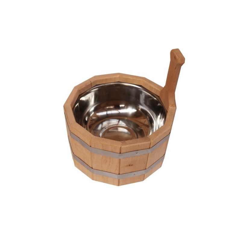 Bucket with stainless steel insert, 3 l