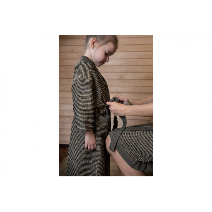 Children's bathrobe - RENTO KENNO, brown