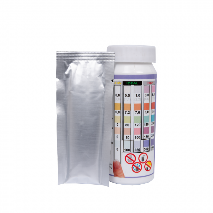 Water test strips Easy-Dip 3 in 1, PH/CL/BR/Alkalinity testing, 50 pcs