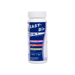 Water test strips Easy-Dip 3 in 1, for PH/O2/Alkalinity testing