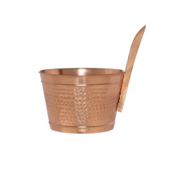 Sauna copper bucket Natura with handle  Sauna copper bucket Natura with handle