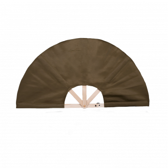 Fabric sauna fan, khaki