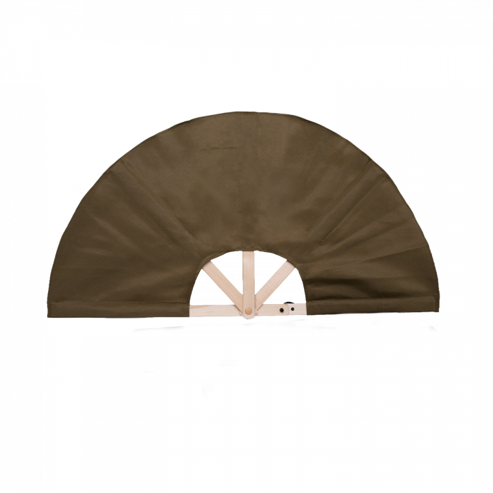 Fabric sauna fan, khaki