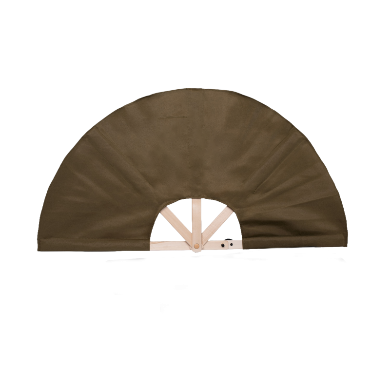 Fabric sauna fan, khaki