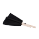 Fabric sauna fan, black