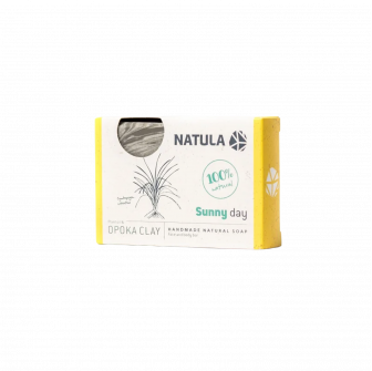 NATULA face and body soap with opoka rock and lemongrass 100g