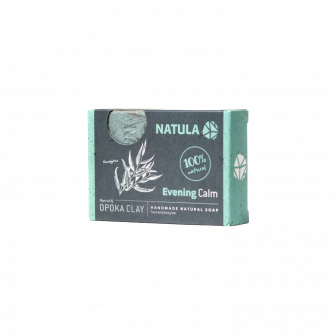 NATULA face and body soap with opoka rock and eucalyptus 100g