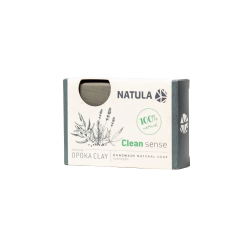 NATULA face and body soap with opoka rock and hemp seeds 100g 
