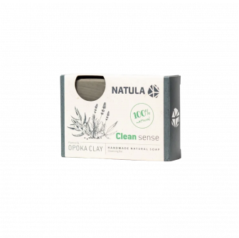 NATULA face and body soap with opoka rock and hemp seeds 100g