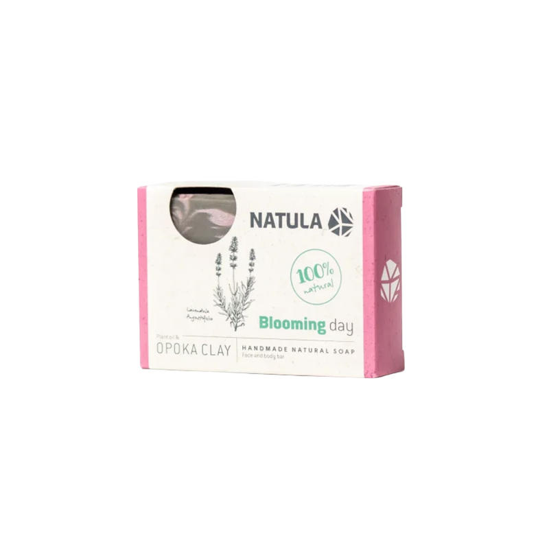 NATULA face and body soap with opoka rock and lavender 100g