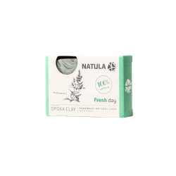 NATULA face and body soap with opoka rock and mint 100g 