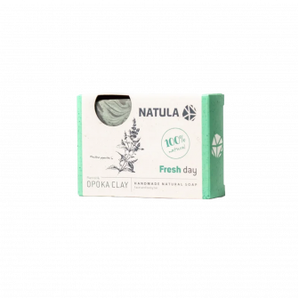 NATULA face and body soap with opoka rock and mint 100g