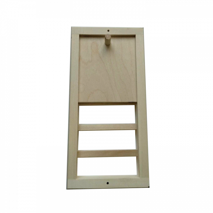 Ventilation grille with damper