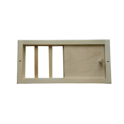 Ventilation grille with damper 