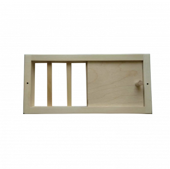 Ventilation grille with damper