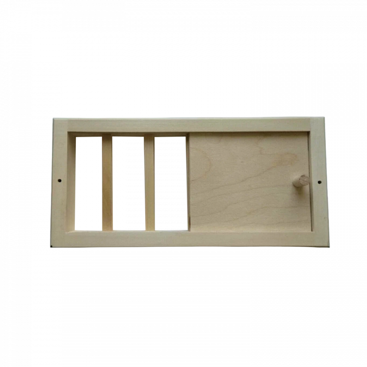 Ventilation grille with damper
