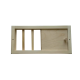 Ventilation grille with damper