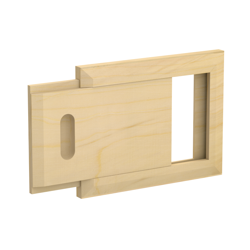 Wooden ventilation grid Harvia, pine
